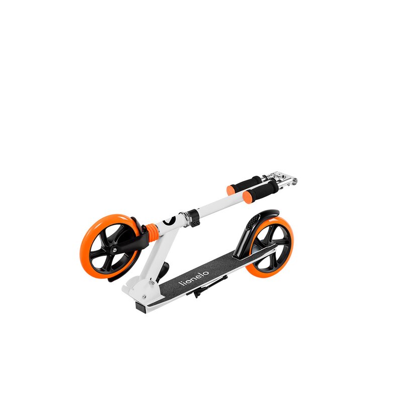 Trotineta, Lionelo, Luca, Pentru copii sau adulti, Ultrapliabila, Pana la 100 Kg, Conform cu standardul european de securitate EN14619, Portocaliu - gogobaby.ro