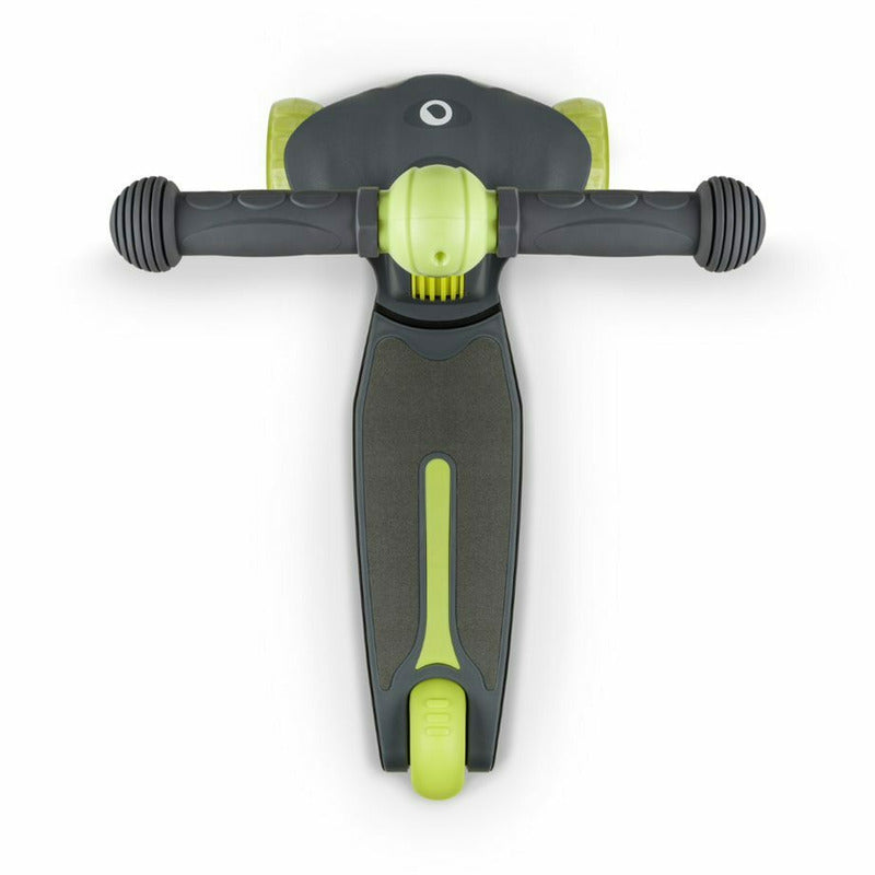 Trotineta, Lionelo, Timy, Copii, Ultrapliabila, Pana la 50 Kg, Cu design ergonomic, Cu lumini LED, 26 5 x 60 x 64-76 cm, 3 ani+, Verde - gogobaby.ro