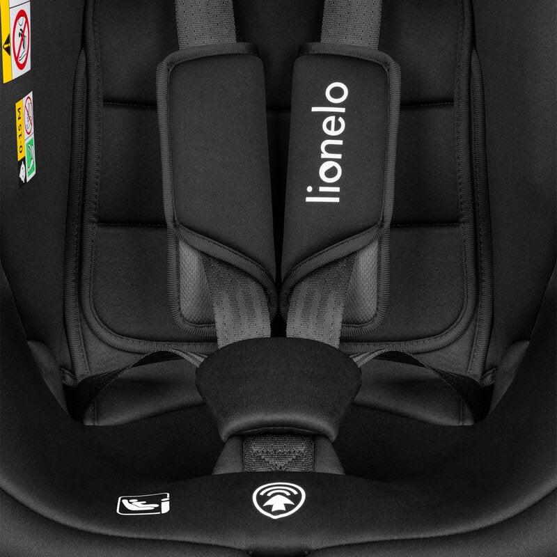 Scaun auto, Lionelo, Bastiaan i-Size, 4 in 1, Protectie laterala, Cu spatar inclinabil in 4 pozitii, Cu tetiera reglabila in 7 pozitii, Rotire 360 grade, Top Tether, 0-36 Kg, 40-150 cm, Cu Isofix, Conform cu ECE R129/03, Gri - gogobaby.ro