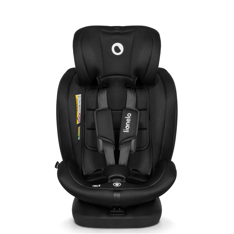 Scaun auto, Lionelo, Bastiaan i-Size, 4 in 1, Protectie laterala, Cu spatar inclinabil in 4 pozitii, Cu tetiera reglabila in 7 pozitii, Rotire 360 grade, Top Tether, 0-36 Kg, 40-150 cm, Cu Isofix, Conform cu ECE R129/03, Gri - gogobaby.ro