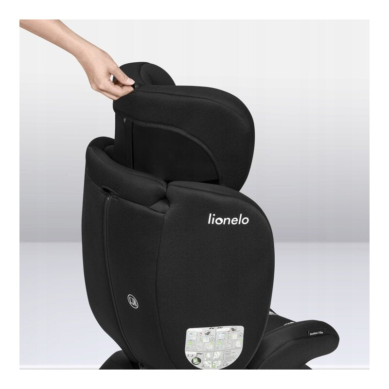 Scaun auto, Lionelo, Bastiaan i-Size, 4 in 1, Protectie laterala, Cu spatar inclinabil in 4 pozitii, Cu tetiera reglabila in 7 pozitii, Rotire 360 grade, Top Tether, 0-36 Kg, 40-150 cm, Cu Isofix, Conform cu ECE R129/03, Gri - gogobaby.ro