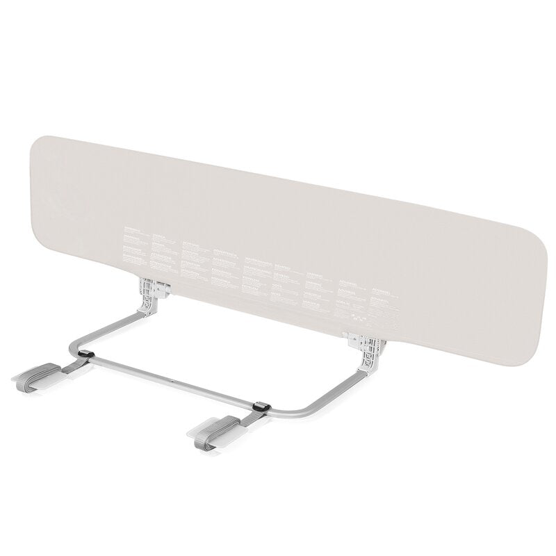 Bariera de protectie pentru pat, Lionelo, Lora XL, Pliabila, Sistem de blocare StandSafe, Geanta de transport inclusa, 150x46 cm, Conform cu BS 7972:2001+A1:2009, Bej - gogobaby.ro