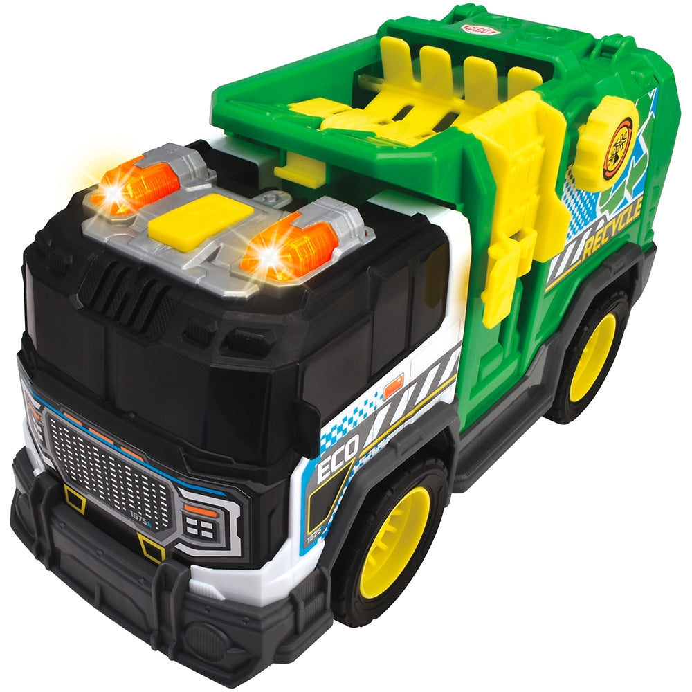 Masina de gunoi Dickie Toys Recycle Truck 30 cm cu lumini si sunete - gogobaby.ro