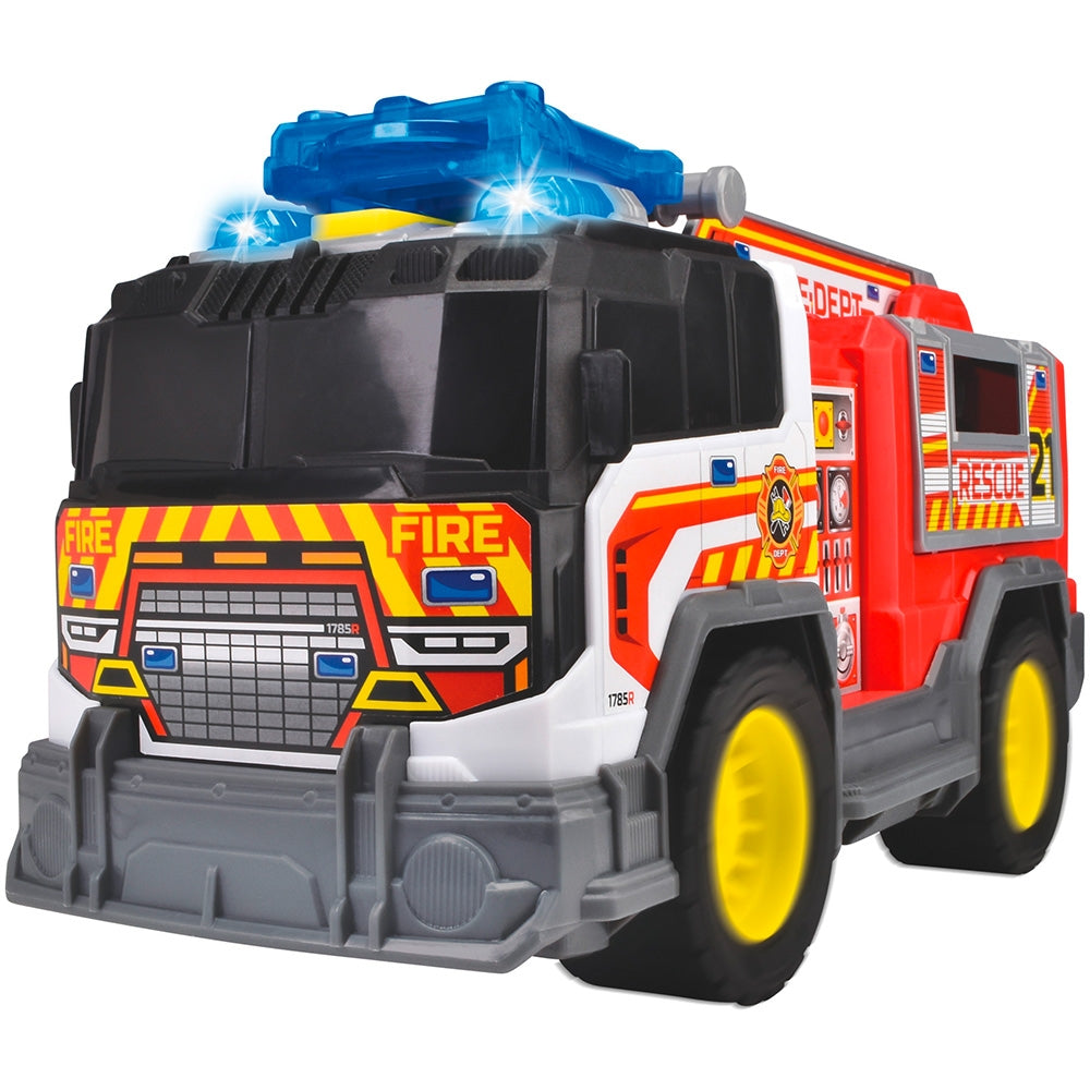 Masina de pompieri Dickie Toys Fire Rescue Unit 30 cm cu lumini si sunete - gogobaby.ro