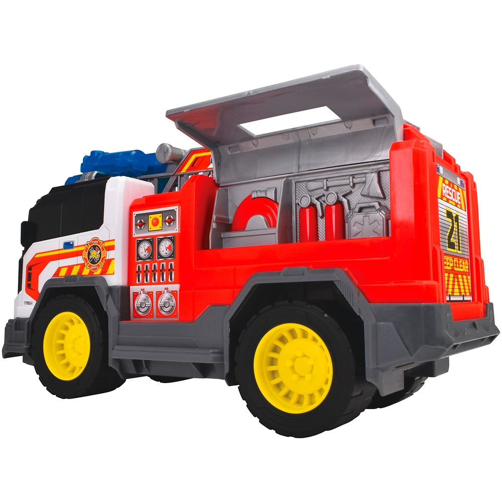 Masina de pompieri Dickie Toys Fire Rescue Unit 30 cm cu lumini si sunete - gogobaby.ro