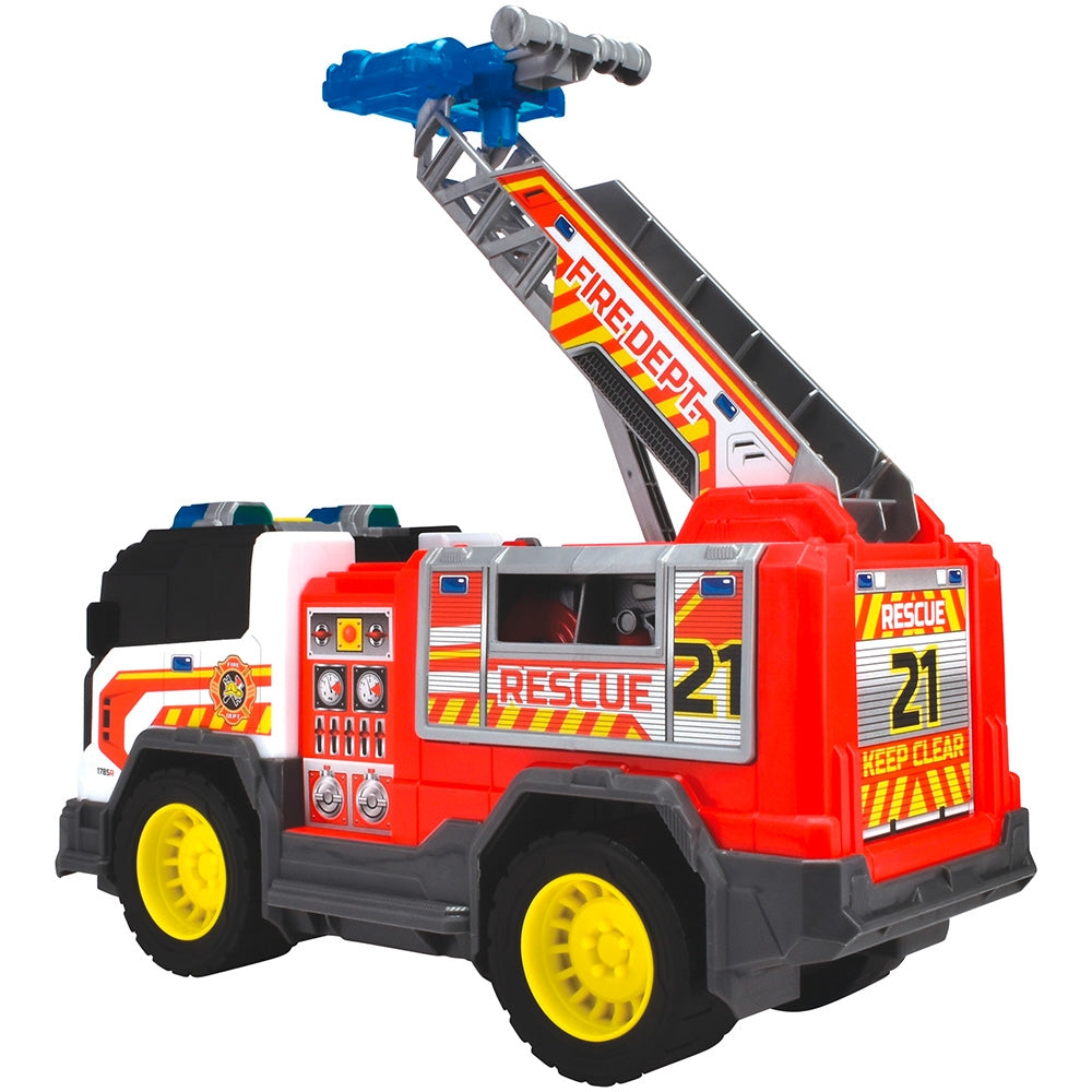 Masina de pompieri Dickie Toys Fire Rescue Unit 30 cm cu lumini si sunete - gogobaby.ro