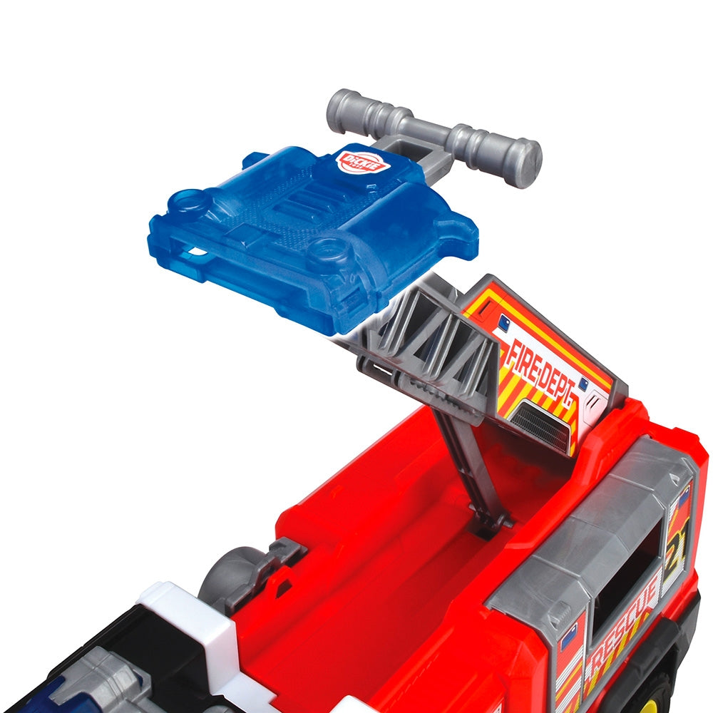 Masina de pompieri Dickie Toys Fire Rescue Unit 30 cm cu lumini si sunete - gogobaby.ro