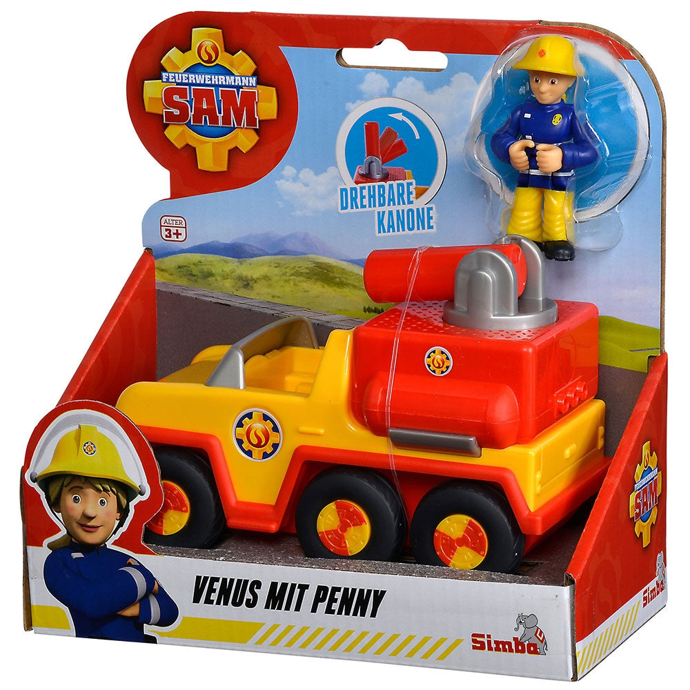 Masina de pompieri Simba Fireman Sam Venus cu figurina Penny - gogobaby.ro