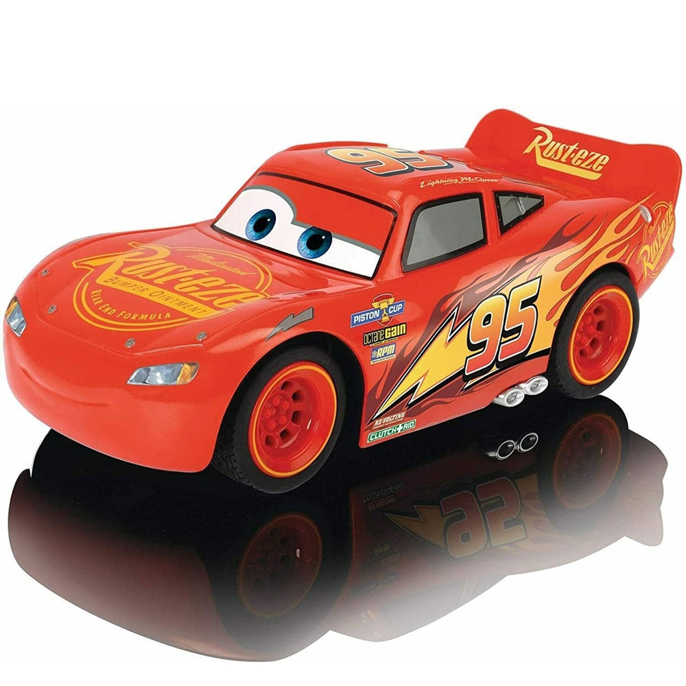 Masina Dickie Toys Cars 3 Turbo Racer Lightning McQueen cu telecomanda - gogobaby.ro