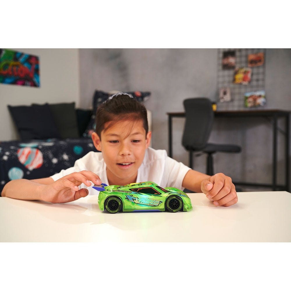 Masina Dickie Toys Speed Tronic 20 cm verde cu lumini si sunete - gogobaby.ro