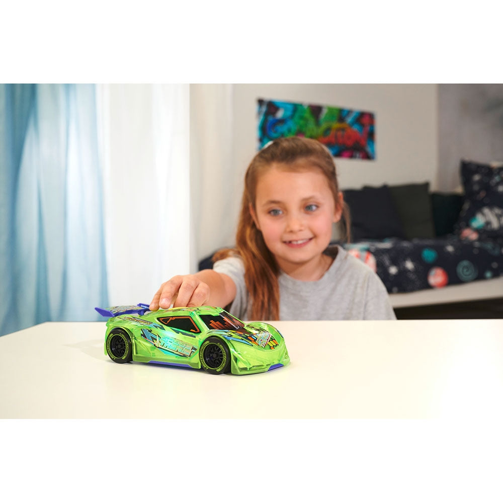 Masina Dickie Toys Speed Tronic 20 cm verde cu lumini si sunete - gogobaby.ro