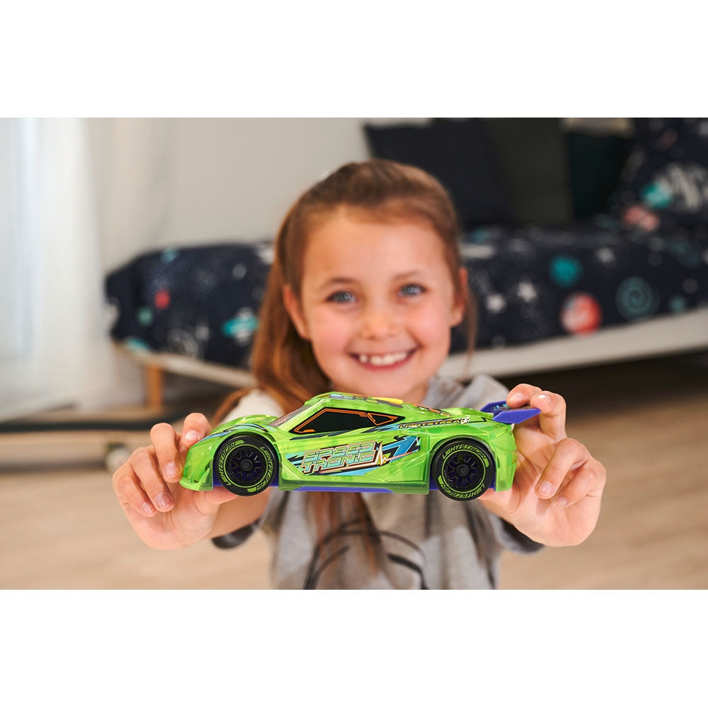 Masina Dickie Toys Speed Tronic 20 cm verde cu lumini si sunete - gogobaby.ro