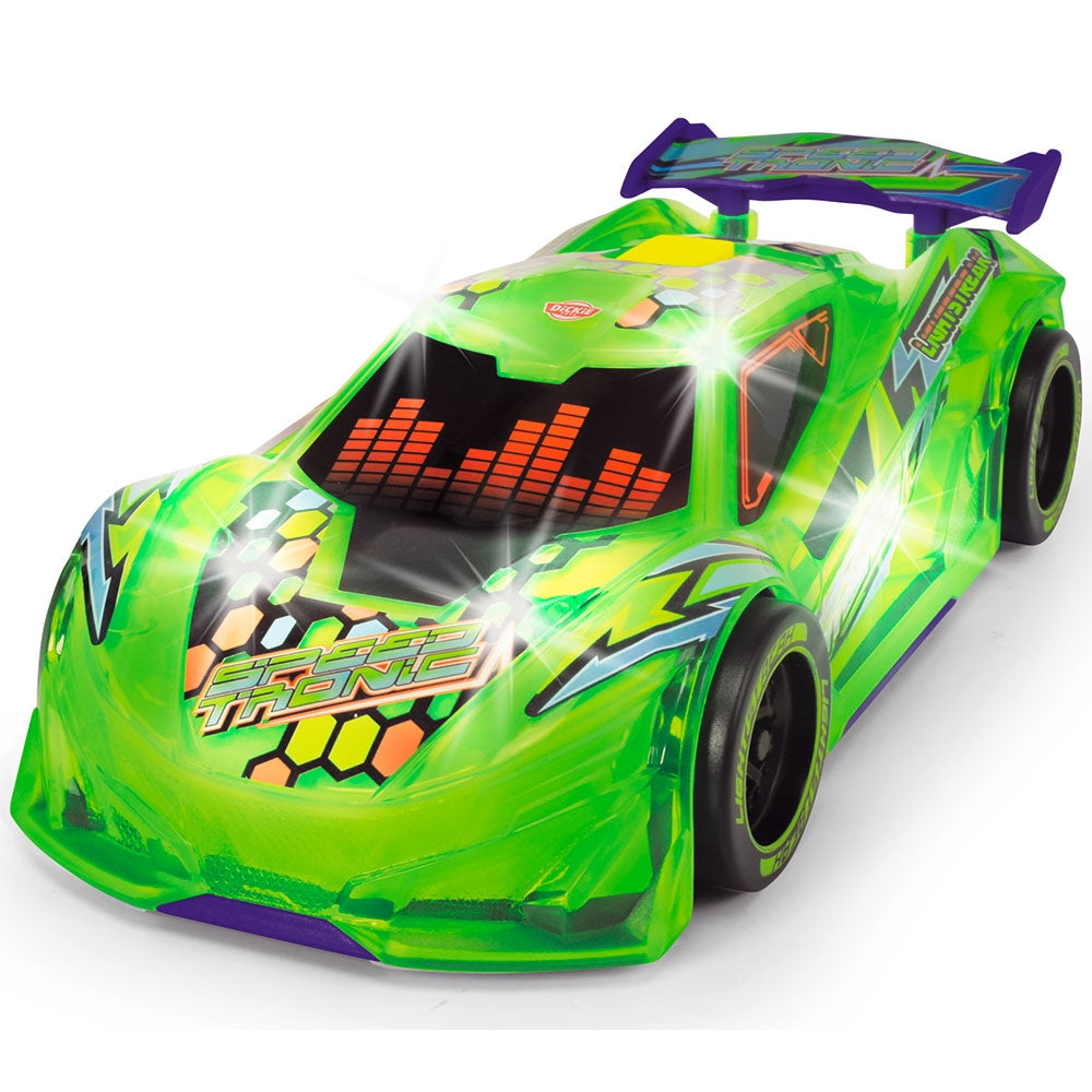Masina Dickie Toys Speed Tronic 20 cm verde cu lumini si sunete - gogobaby.ro