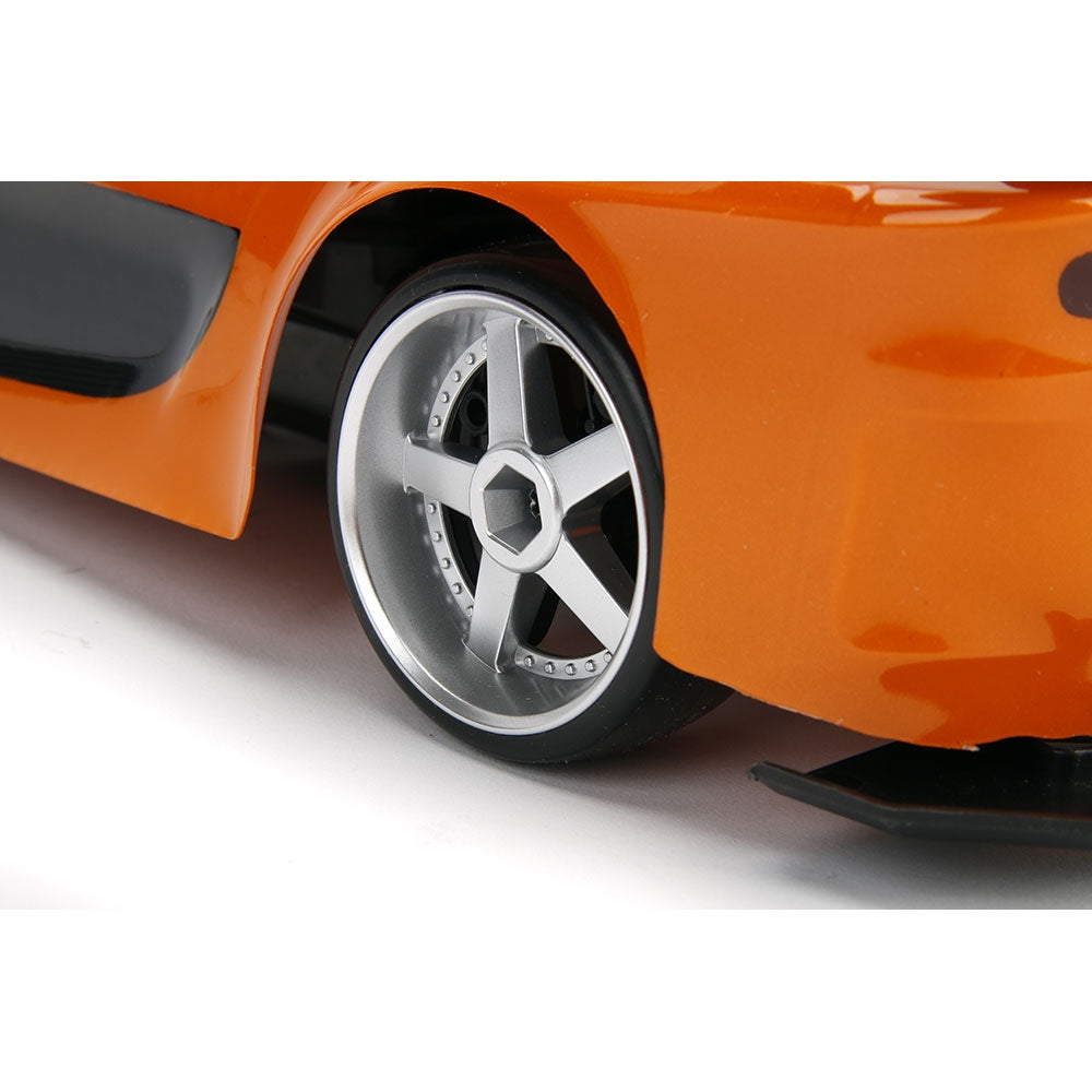 Masina Jada Toys Fast and Furious Mazda RX-7 Drift cu anvelope si telecomanda - gogobaby.ro