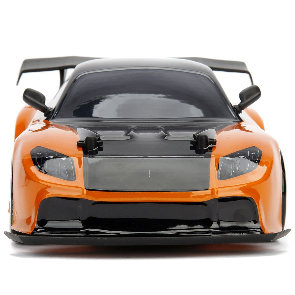 Masina Jada Toys Fast and Furious Mazda RX-7 Drift cu anvelope si telecomanda - gogobaby.ro