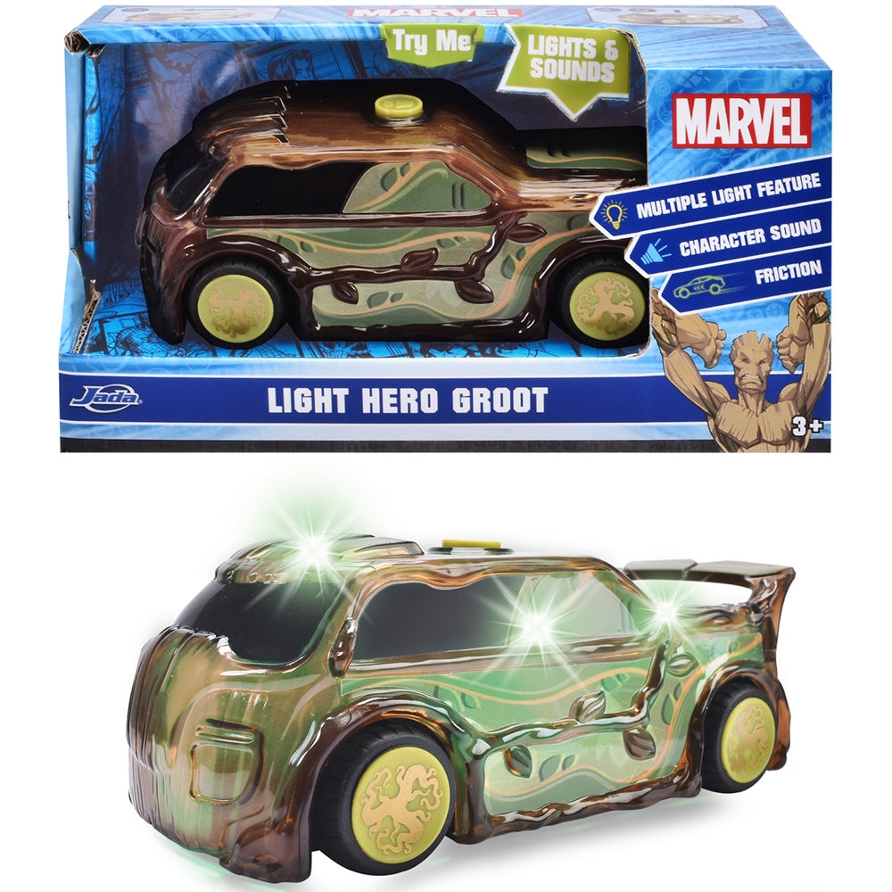 Masina Jada Toys Marvel Light Hero Groot 1:32 15 cm - gogobaby.ro