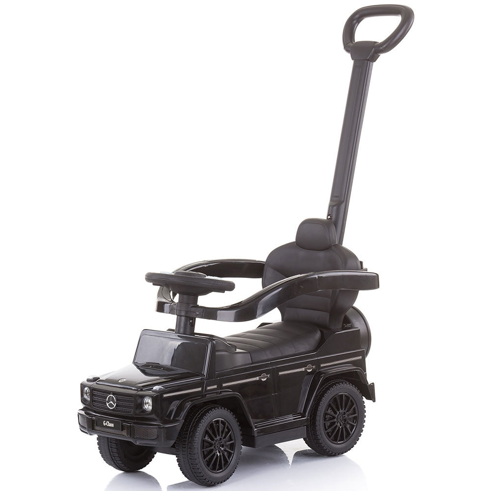 Masinuta de impins Chipolino Mercedes G350 black cu maner si copertina - gogobaby.ro