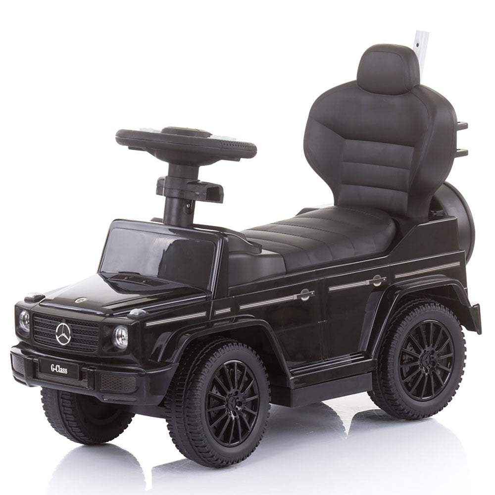 Masinuta de impins Chipolino Mercedes G350 black cu maner si copertina - gogobaby.ro