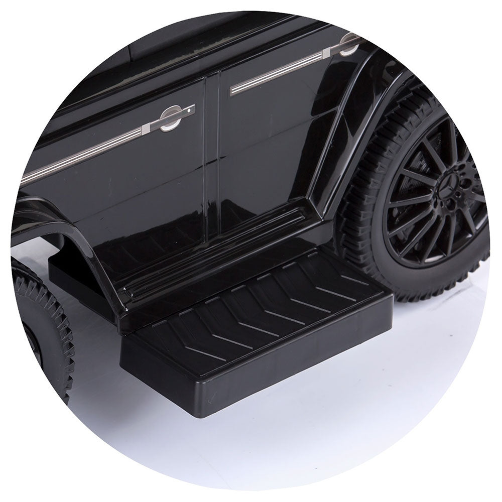 Masinuta de impins Chipolino Mercedes G350 black cu maner si copertina - gogobaby.ro