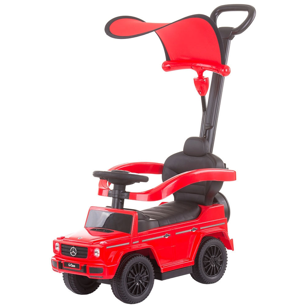 Masinuta de impins Chipolino Mercedes G350 red cu maner si copertina - gogobaby.ro