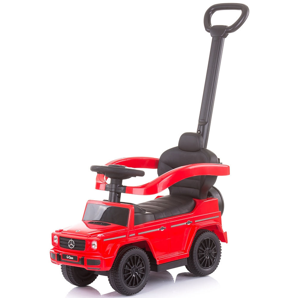 Masinuta de impins Chipolino Mercedes G350 red cu maner si copertina - gogobaby.ro