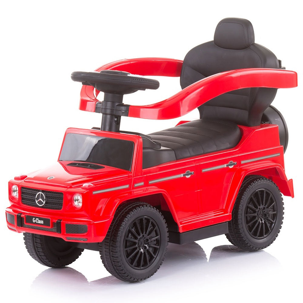 Masinuta de impins Chipolino Mercedes G350 red cu maner si copertina - gogobaby.ro