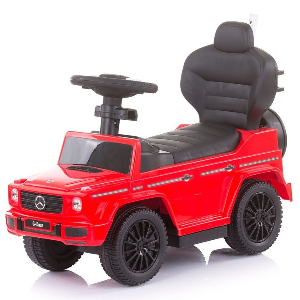 Masinuta de impins Chipolino Mercedes G350 red cu maner si copertina - gogobaby.ro