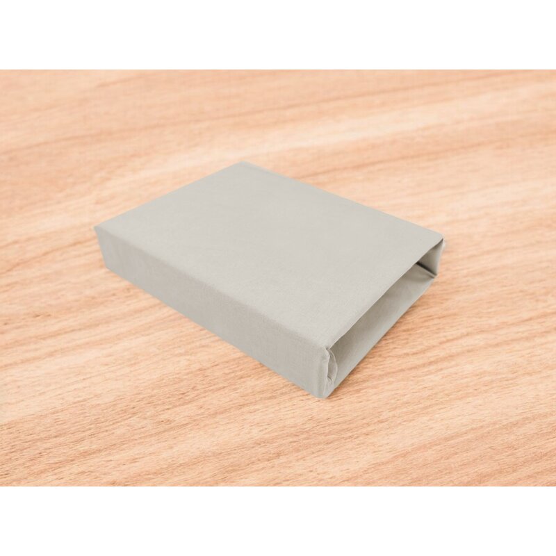Cearceaf cu elastic, MimiNu, Pentru pat 160x80 cm, Din bumbac certificat Oeko Tex Standard 100, Colectia Royal, Beige - gogobaby.ro
