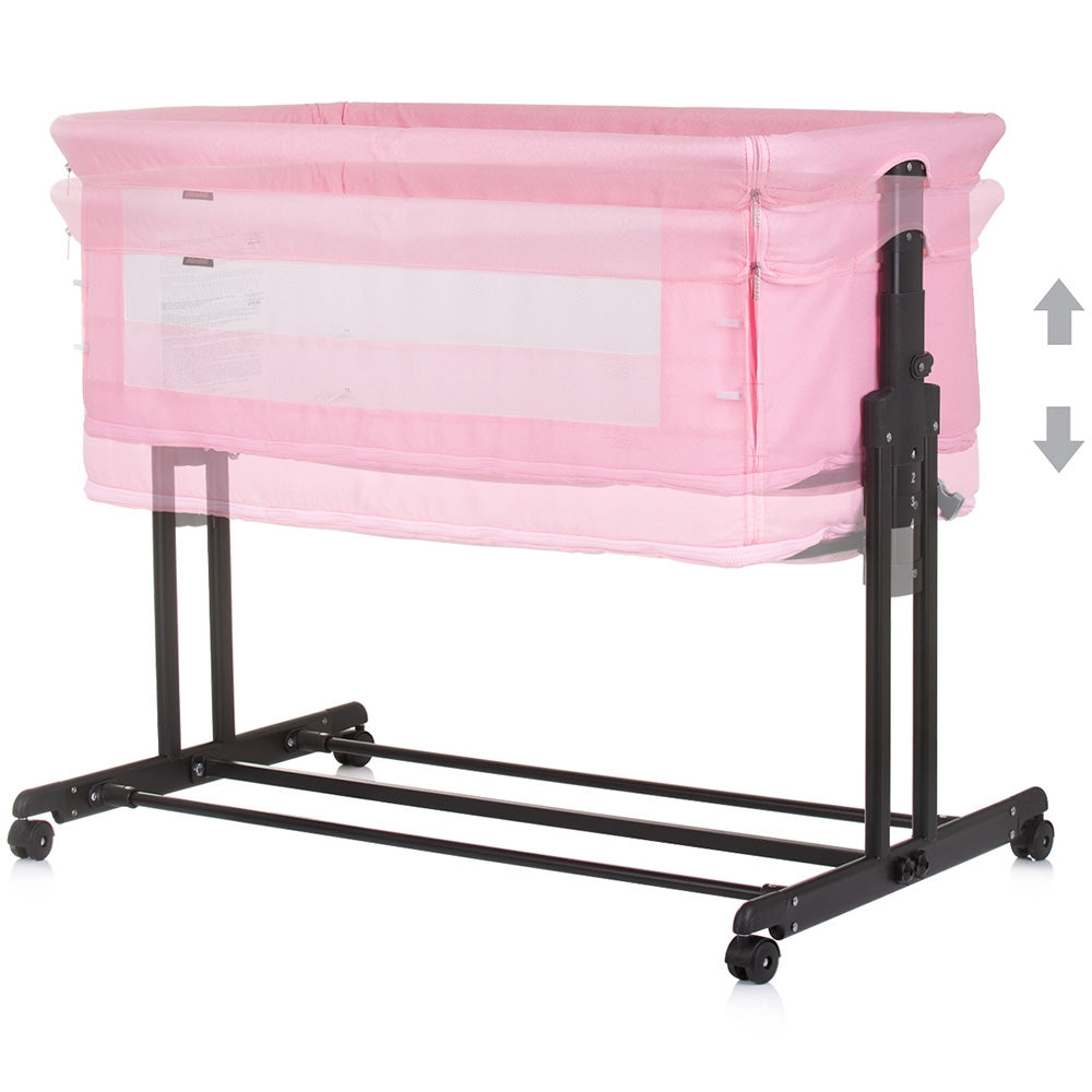 Patut co-sleeper si tarc Chipolino Zen flamingo - gogobaby.ro