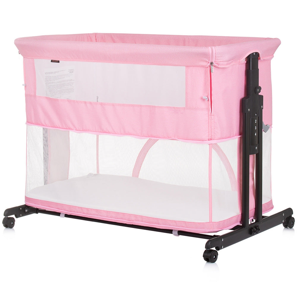 Patut co-sleeper si tarc Chipolino Zen flamingo - gogobaby.ro