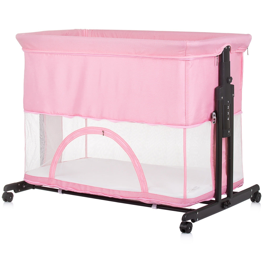 Patut co-sleeper si tarc Chipolino Zen flamingo - gogobaby.ro