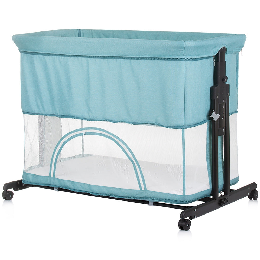 Patut co-sleeper si tarc Chipolino Zen pastel green - gogobaby.ro