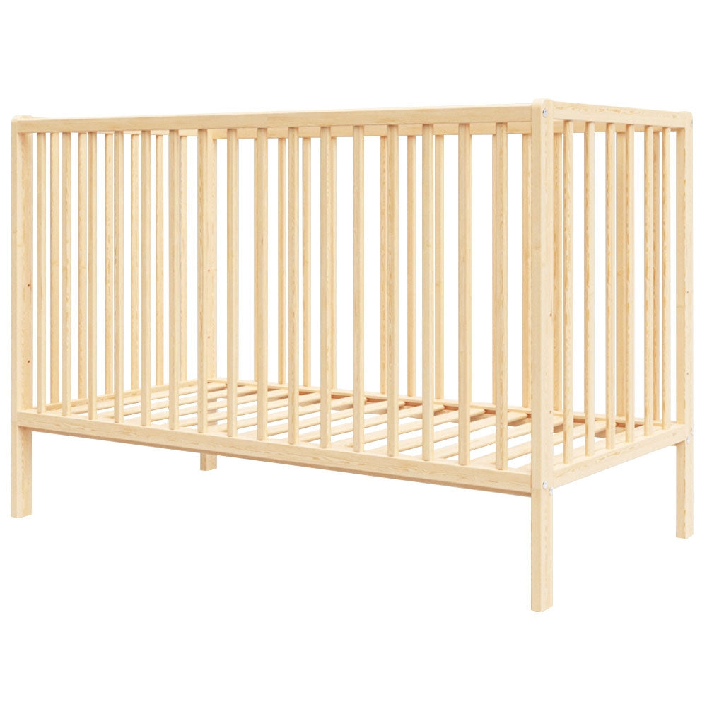 Patut copii din lemn Hubners Dominic 120x60 cm natur - gogobaby.ro