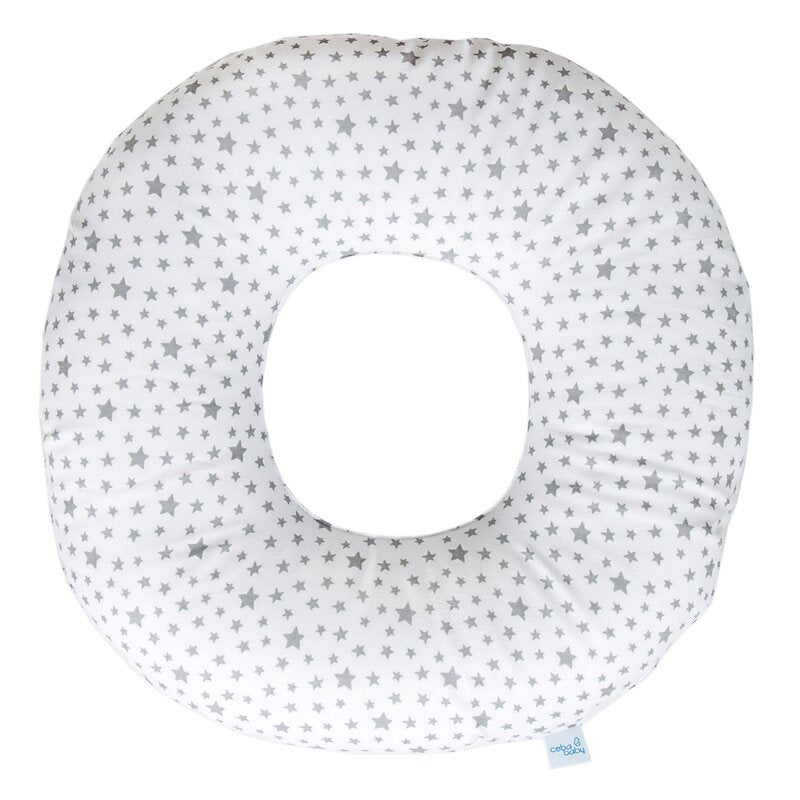 Perna postpartum, Ceba Baby, Amelioreaza durerile dupa nastere, Umpluta cu bile EPS, Bumbac, 45x45x10 cm, - gogobaby.ro