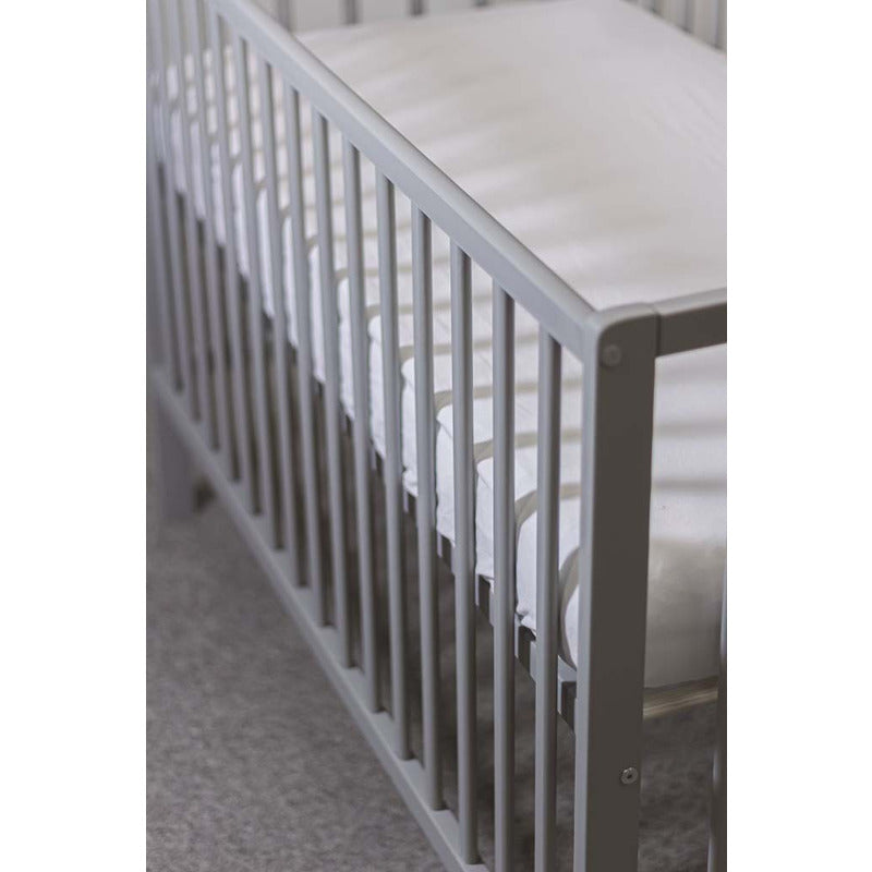 Cearceaf cu elastic, Petite&Mars, Soft Dream, Din Jersey, Lavabil la masina pana la 40 de garde, 120x60 cm, Alb - gogobaby.ro