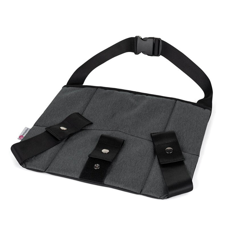 Deviator centura siguranta, Petite&Mars, Beltley, Pentru gravide, Grey