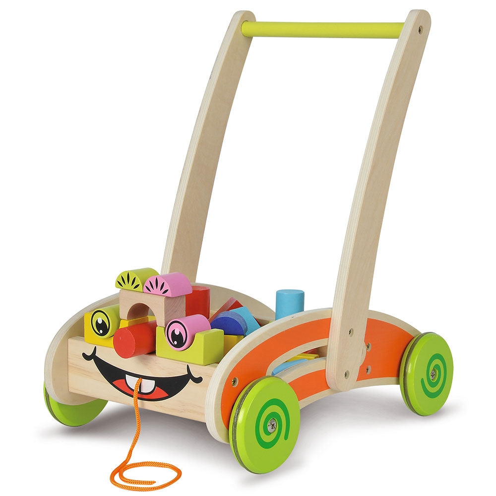 Carucior Eichhorn Activity Walker cu 35 cuburi - gogobaby.ro
