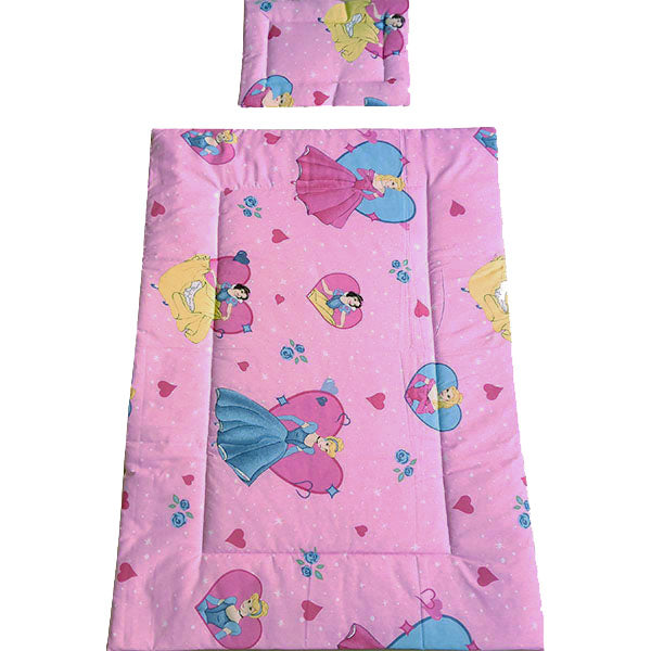 Lenjerie patut Hubners Princess 5 piese roz - gogobaby.ro