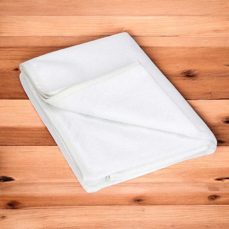 Protectie impermeabila, Qmini, Pentru patuturi 120x60 cm, Alb - gogobaby.ro