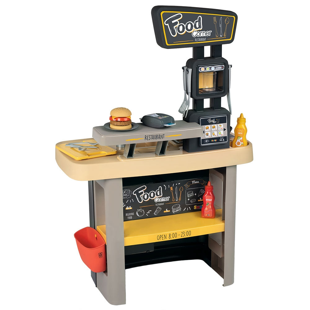 Restaurant pentru copii Smoby Food Corner negru - gogobaby.ro