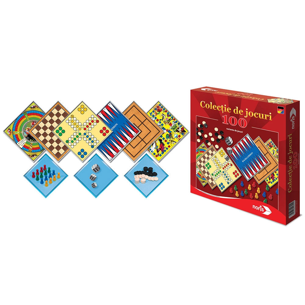 Set jocuri Noris Colectie cu 100 de jocuri - gogobaby.ro