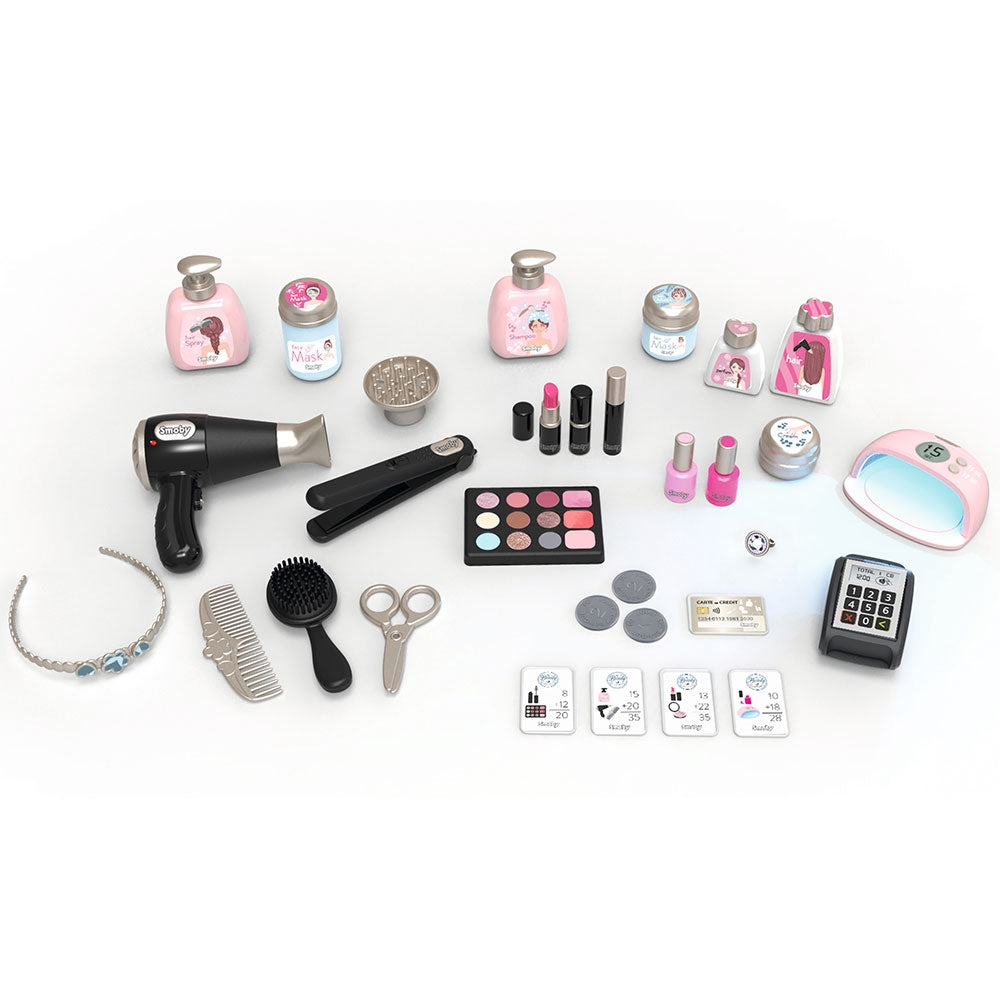 Salon de infrumusetare Smoby My Beauty Center cu accesorii - gogobaby.ro