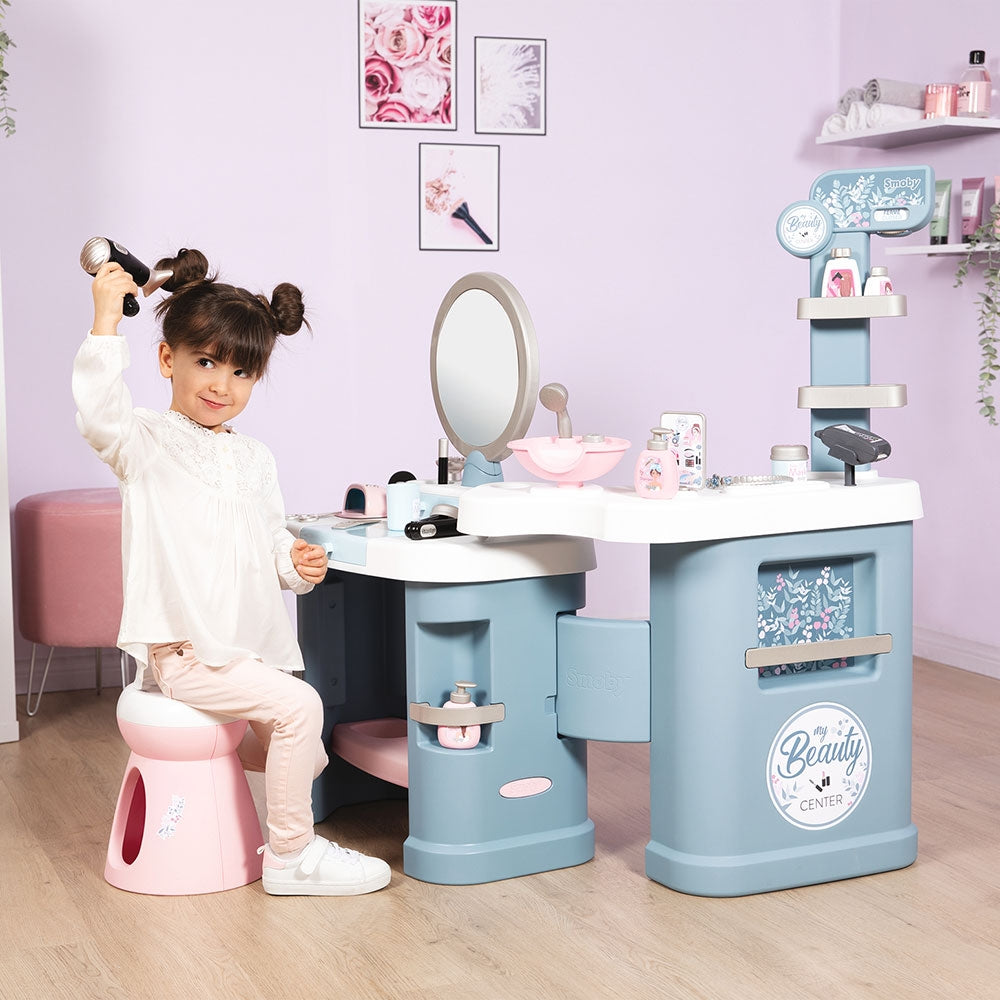 Salon de infrumusetare Smoby My Beauty Center cu accesorii - gogobaby.ro