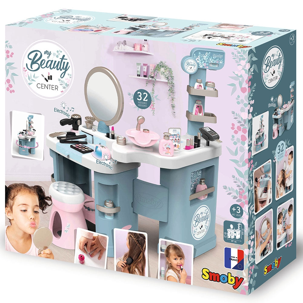 Salon de infrumusetare Smoby My Beauty Center cu accesorii - gogobaby.ro