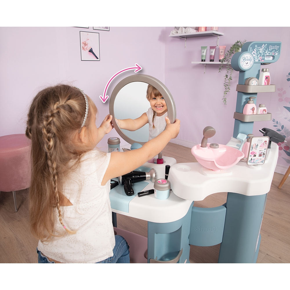 Salon de infrumusetare Smoby My Beauty Center cu accesorii - gogobaby.ro