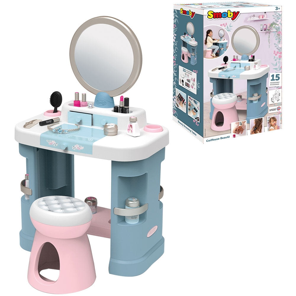 Salon de infrumusetare Smoby My Beauty Dressing Table cu accesorii - gogobaby.ro