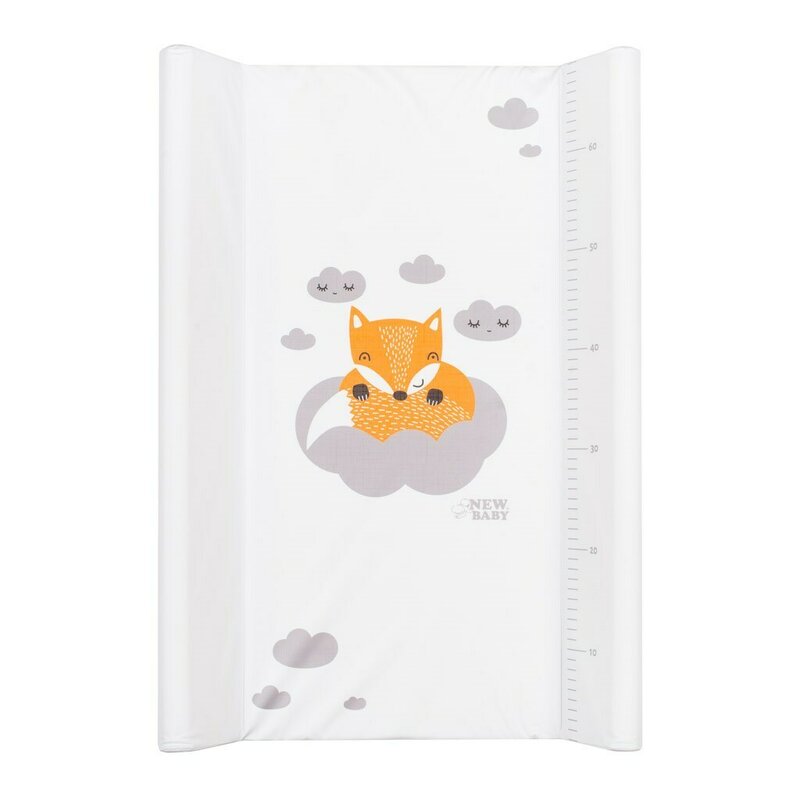 Saltea de infasat, New Baby, 50x70, Atasabila la patut, Cu taliometru, Fara substante nocive, 0 luni+, Fox - gogobaby.ro