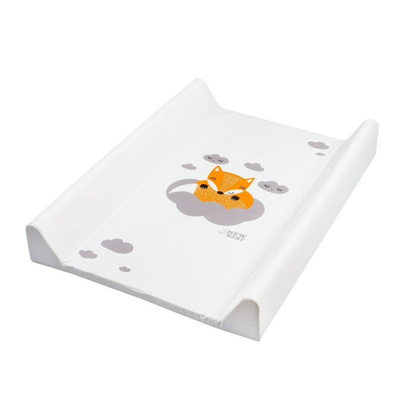 Saltea de infasat, New Baby, 50x70, Atasabila la patut, Cu taliometru, Fara substante nocive, 0 luni+, Fox - gogobaby.ro