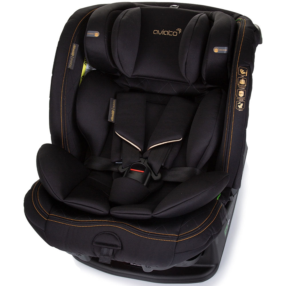 Scaun auto Chipolino Aviato I-Size 40-150 cm obsidian - gogobaby.ro