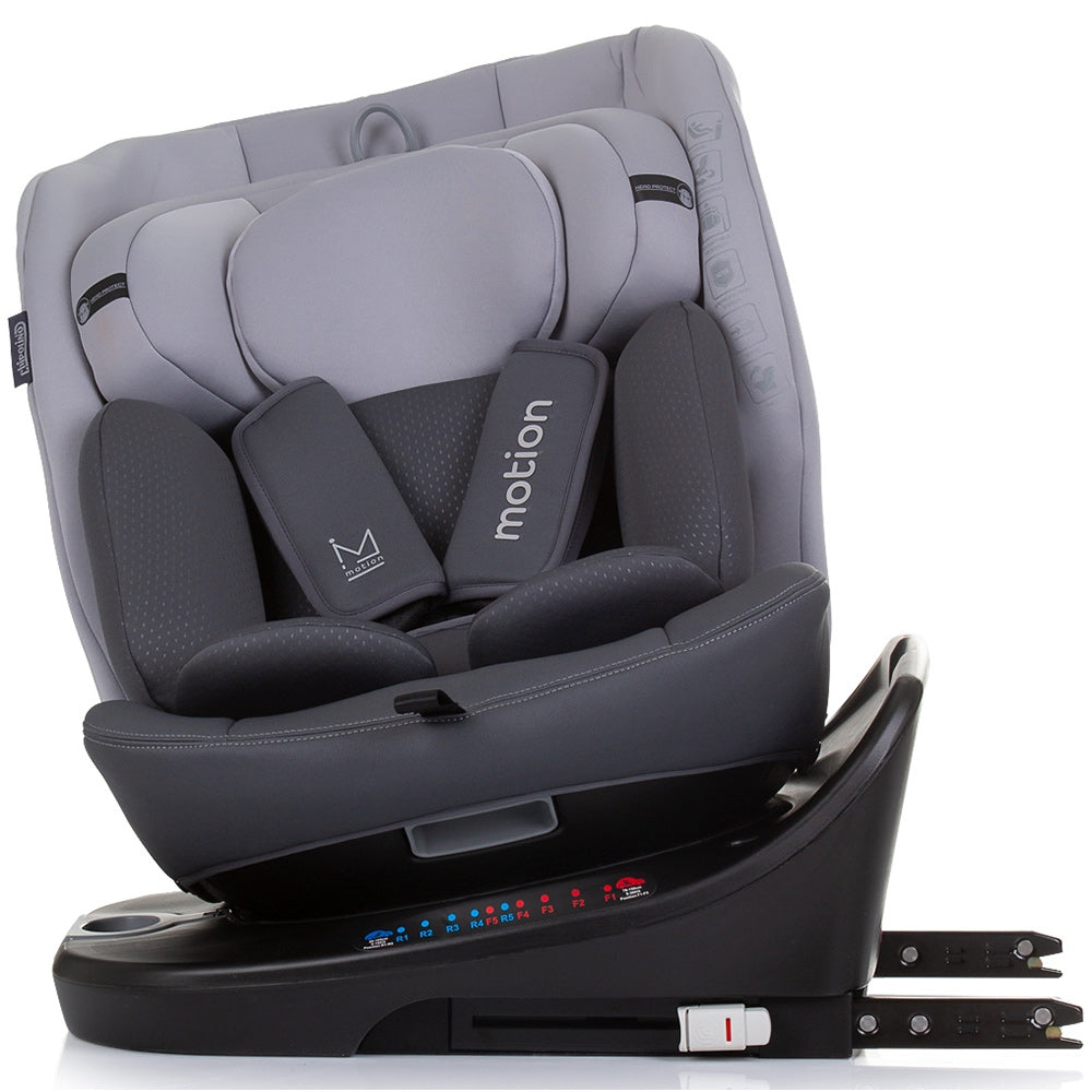 Scaun auto Chipolino Motion I-Size 40-150 cm granite cu sistem Isofix - gogobaby.ro